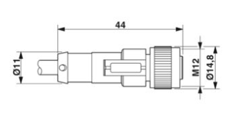 1693597 SAC-5P-15,0-PUR/M12FS - Cable para sensores/actuadore