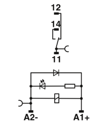 2903374 Módulo de relés - RIF-0-RSC-24DC/21