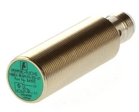 P-326161-0087 NBB8-18GM50-E2-V1 Sensor inductivo Rasado, 8 mm de rango de sensado, M18, PNP, NO, Conector M12