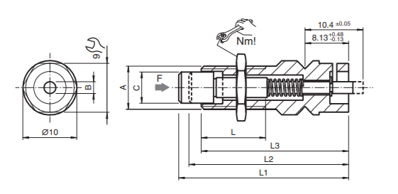 P-189303 Tornillo tope AS 08/40