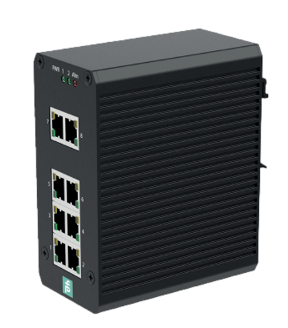 P-70114053 ICRL-U-8RJ45-DIN-NT, Switch Ethernet, 8 puertos RJ45, No administrable.